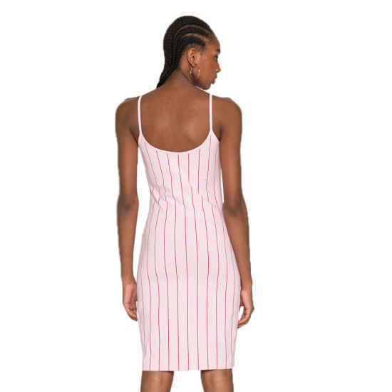 Karl Kani Γυναικείο φόρεμα Small Signature Pinstripe Dress